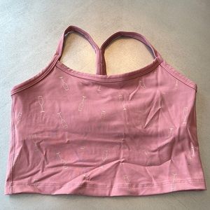 Beyond yoga cropped champagne tank